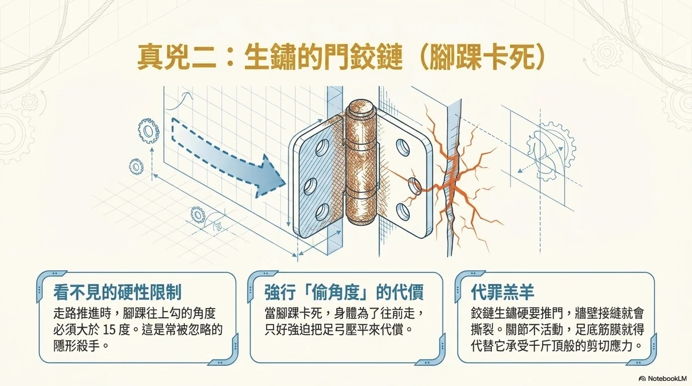 生鏽門鉸鏈受力示意圖