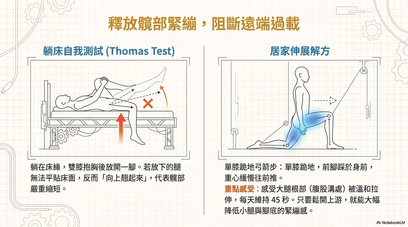 骨盆前傾與阿基里斯腱負載